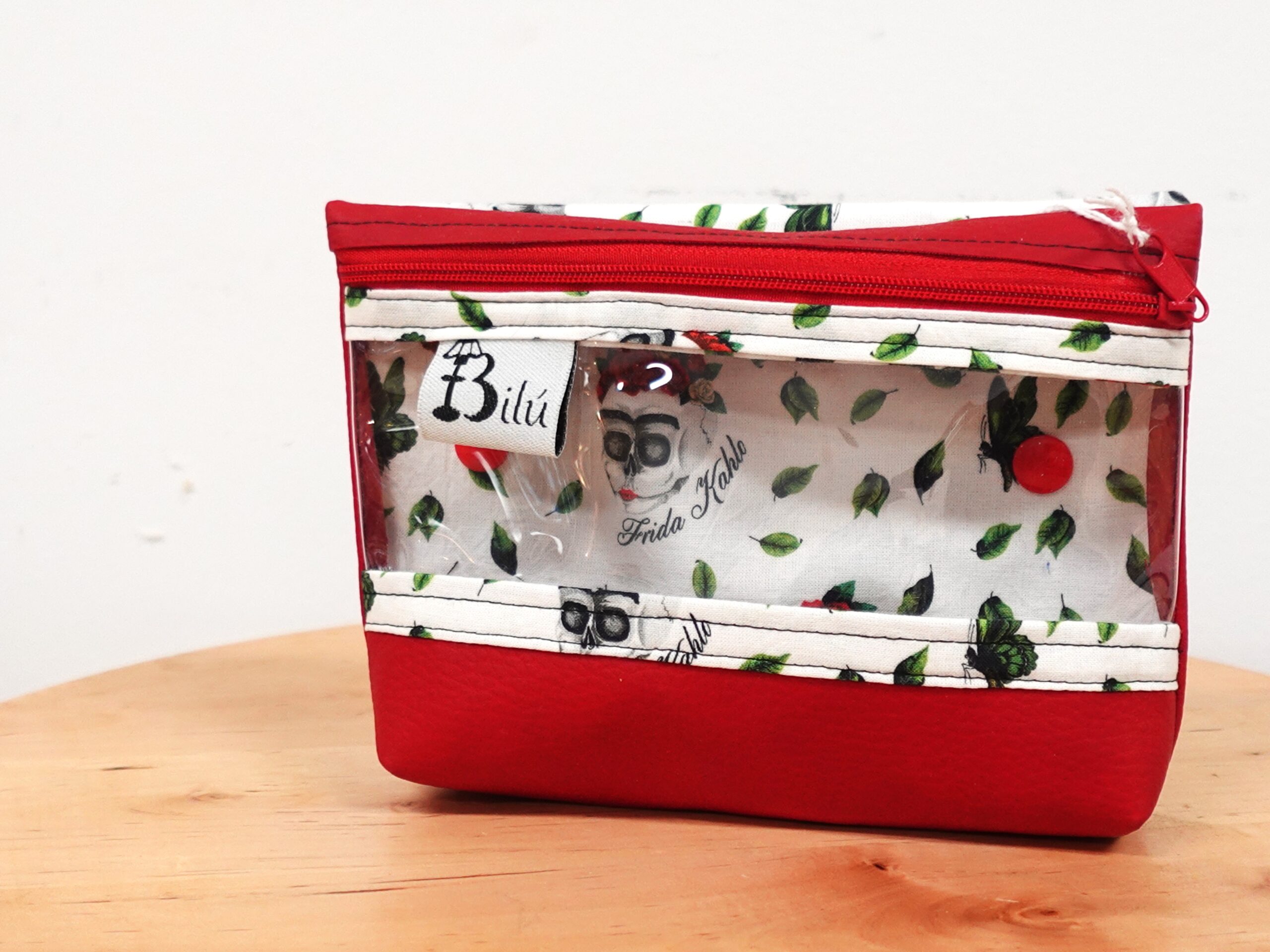 mini neceser doble tela algodón calaveras frida mini neceser doble tela algodón calaveras frida