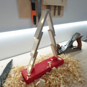 curso arbolito de navidad en madera