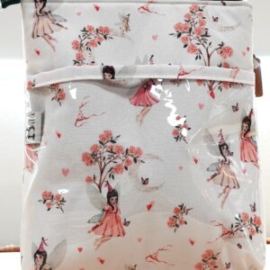 mochila infantil hadas rosas