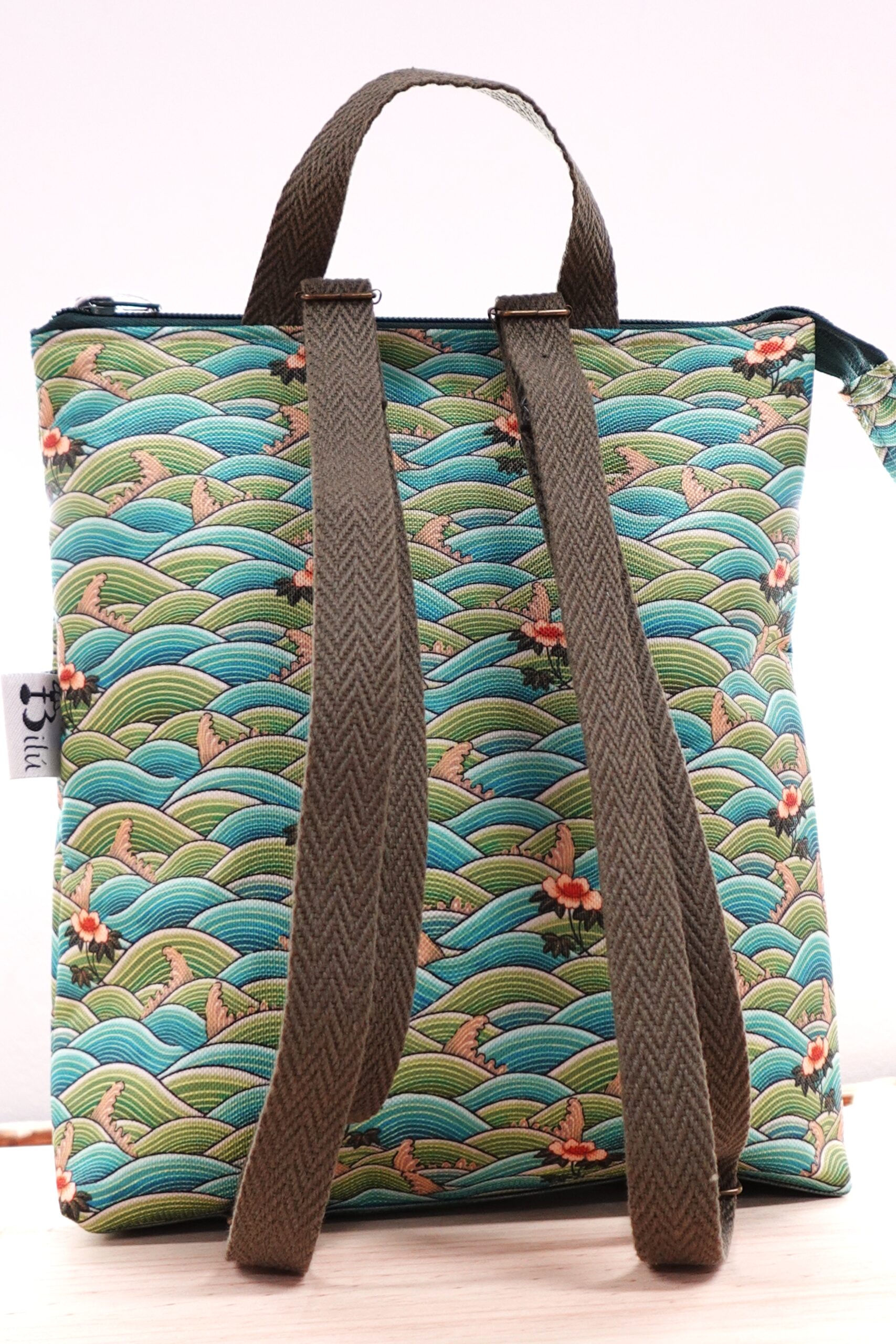 mochila infantil olas verdes mochila infantil olas verdes