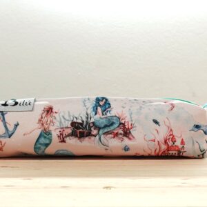 estuche sirenas en azul