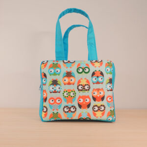 nevera portátil búhos de colores