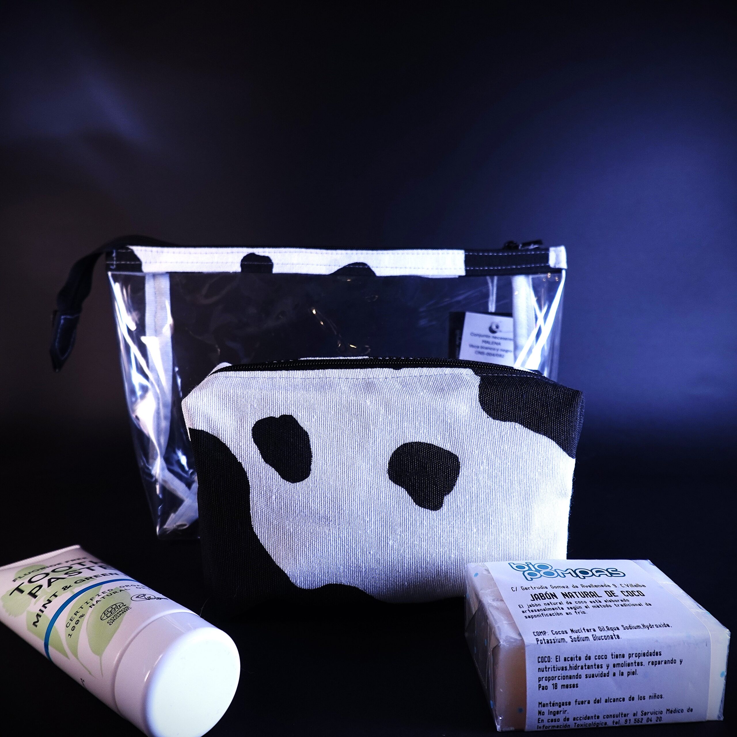Neceser Malena - Cow Black'n'White